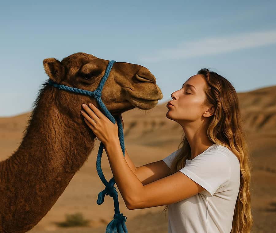 From Marrakech: Agafay Desert Dinner and Optional Camel Ride - Moroccan dinner, music, and the fire show