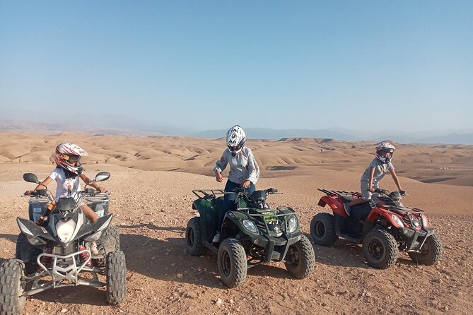 From Marrakech: Agafay Desert Quad Biking at Sunset & Dinner Show - Tea, views, and a look at local life