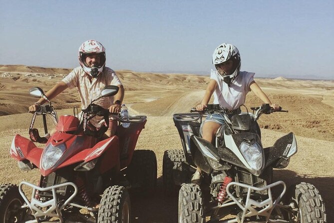 From Marrakech: Agafay Desert Quad Biking at Sunset & Dinner Show - Music, dancing, and the fire show