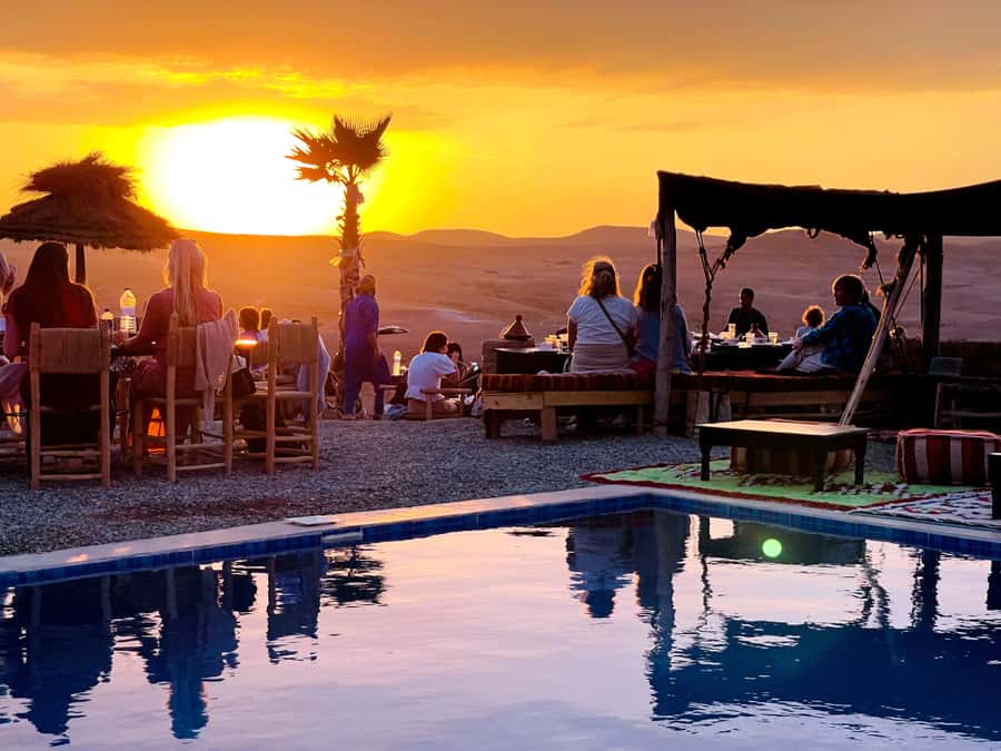 From Marrakech: Agafay Desert Sunset, Quad Biking, & Dinner - The argan cooperative and the cultural stop