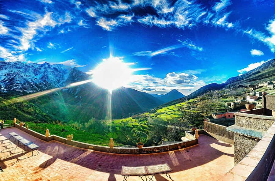 From Marrakech: Atlas Mountains and Berber Village Day Trip - Berber lunch with a view