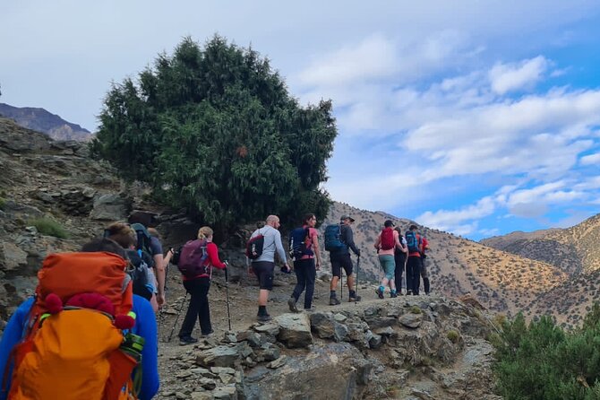 From Marrakech: Atlas Mountains Talamrout Summit day hike & Trek - From Marrakech to Imlil at 1,740 meters
