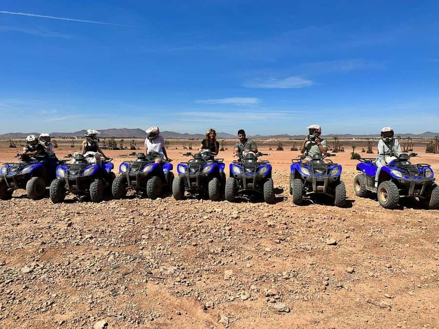 From Marrakech: ATV Quad Bike Tour in Agafay Desert - Mint tea and a Berber village stop