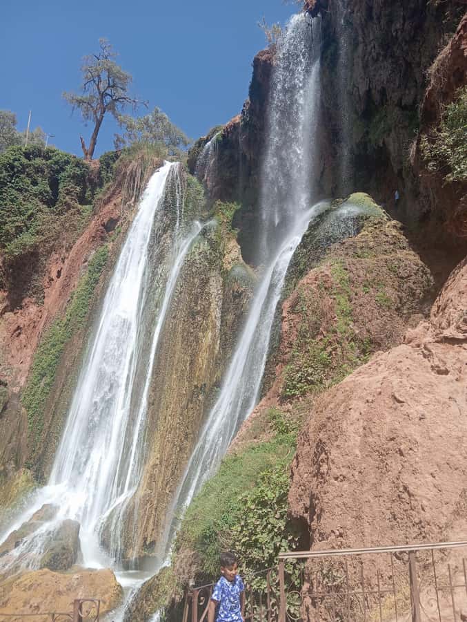 From Marrakech: Day Tour to Ouzoud Waterfalls - The boat ride at the foot of the waterfall