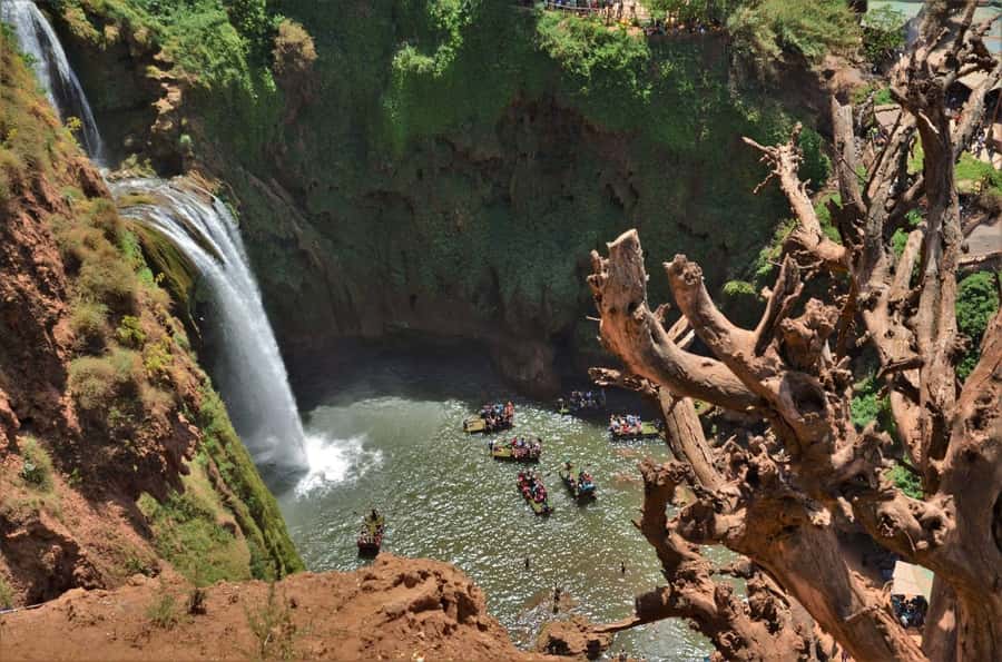 From Marrakech: Day Tour to Ouzoud Waterfalls - The climb out and the return to Marrakech