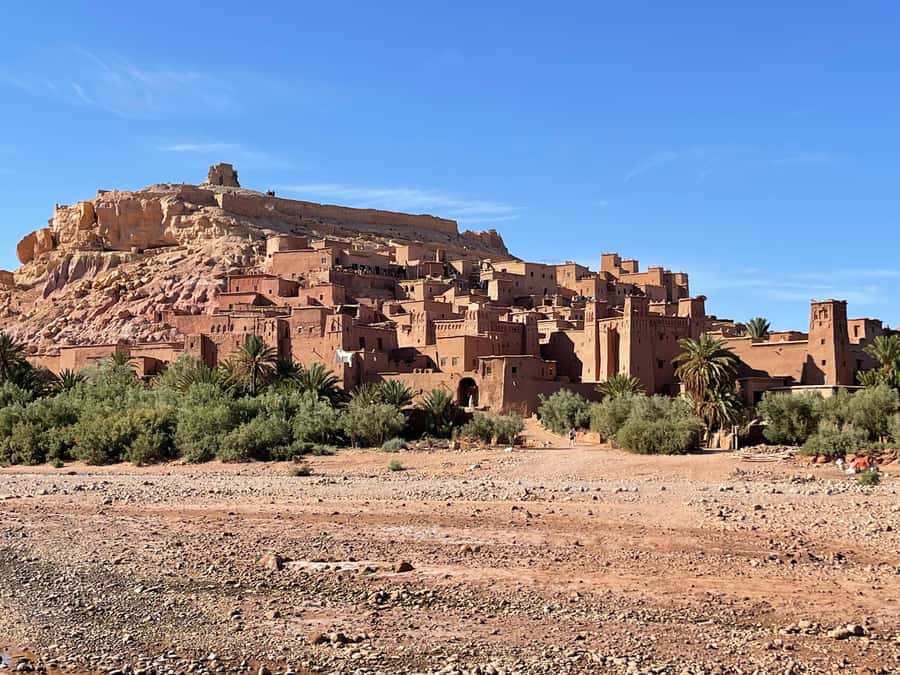 From Marrakech: Excursion to Kasbah Ait Ben Haddou - Leaving Marrakech and climbing the High Atlas