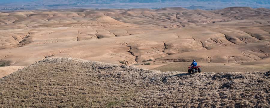From Marrakech: Full-Day Agafay Desert Quad Adventure - Leaving Marrakech for the Agafay Desert