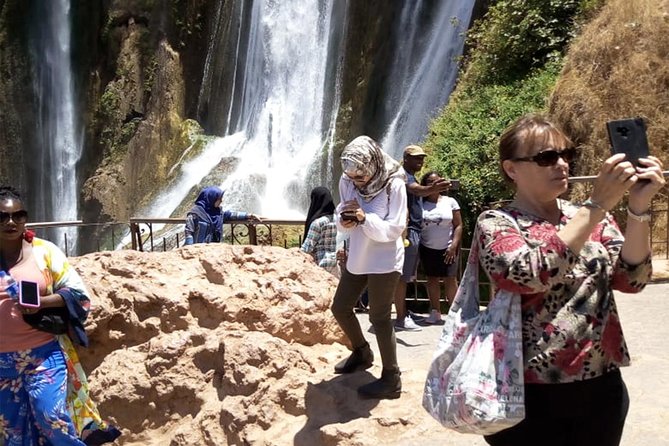 From Marrakech: Full-Day Tour to Ouzoud Waterfalls with Boat Trip - The steep path to the river