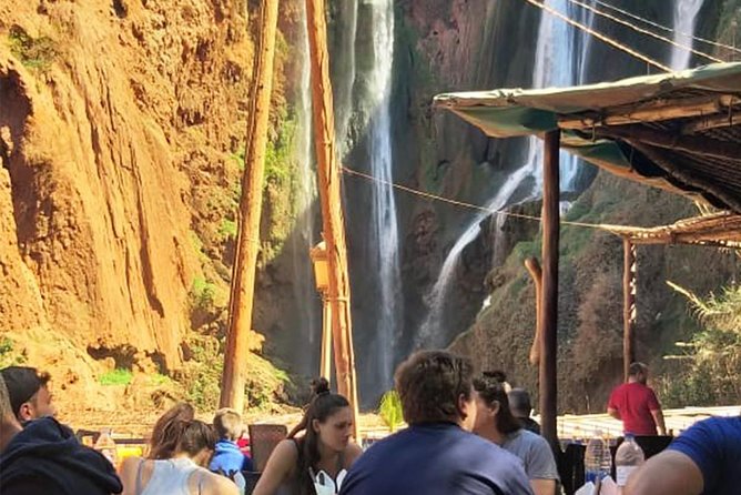 From Marrakech: Full-Day Tour to Ouzoud Waterfalls with Boat Trip - Lunch above the falls