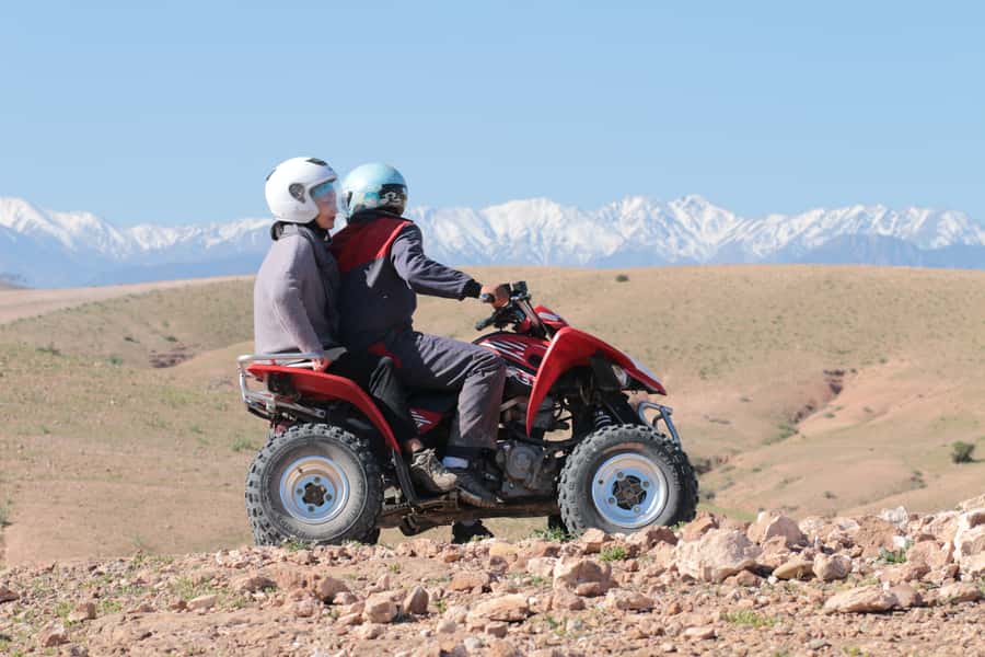 From Marrakech: Guided Quad Biking Tour in Agafay Desert - Riding through Turtle Valley and the desert plateaux