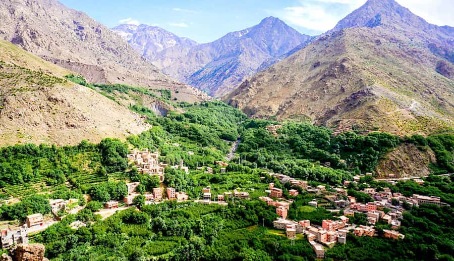 From Marrakech: Ourika Valley & Atlas Mountains Waterfalls - Argan oil, mint tea, and the first cultural stop