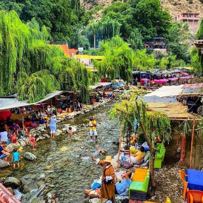From Marrakech: Ourika Valley Tour with Lunch & Camel Ride - Walking through Ourika village