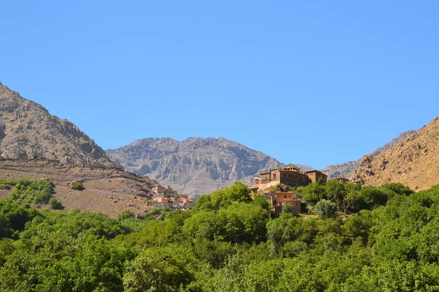 From Marrakech: Ourika Valley Trip, Waterfall Hike & Lunch - Lunch beside the Ourika River