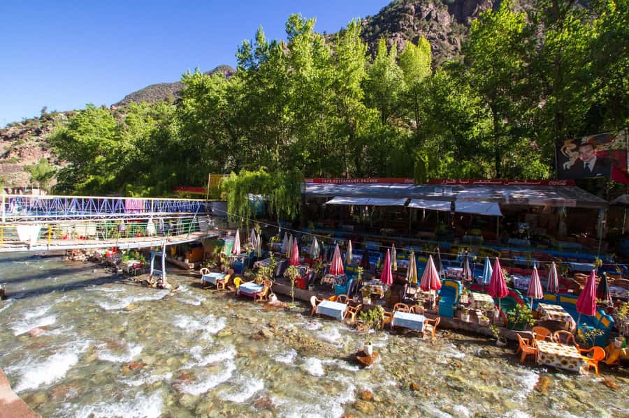 From Marrakech: Ourika Valley Trip, Waterfall Hike & Lunch - The Setti Fatma waterfall hike