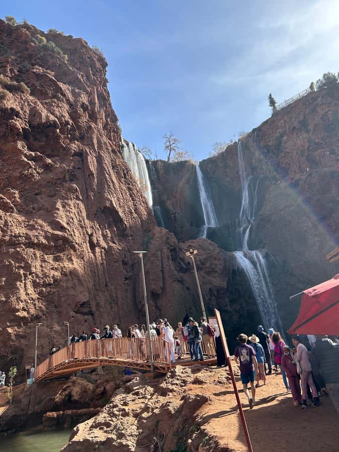 From Marrakech: Ouzoud Waterfalls Guided Hike and Boat Trip - The short boat ride below the cascade