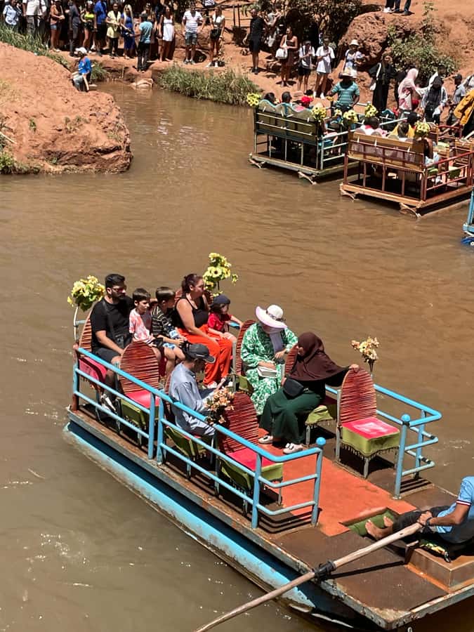 From Marrakech: Ouzoud Waterfalls Guided Hike and Boat Trip - The stair climb and the trip back