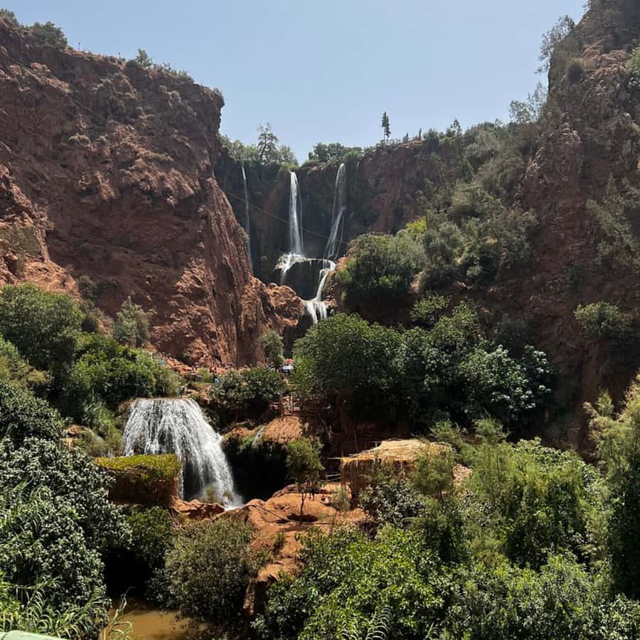 From Marrakech: Ouzoud Waterfalls Guided Tour and Boat Ride - Lunch at a small local restaurant