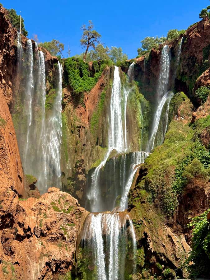 From Marrakech: Ouzoud Waterfalls Guided Trip with Boat Ride - Monkeys, food, and the lunch stop