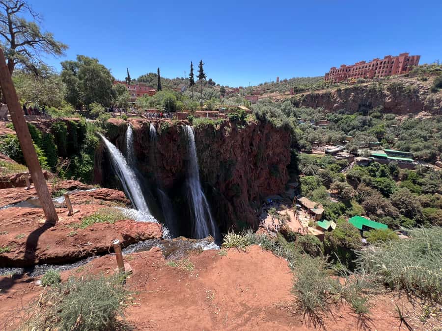 From Marrakech: Ouzoud Waterfalls Local Guided and Boat Ride - Lunch beside the falls: good setting, unclear pricing