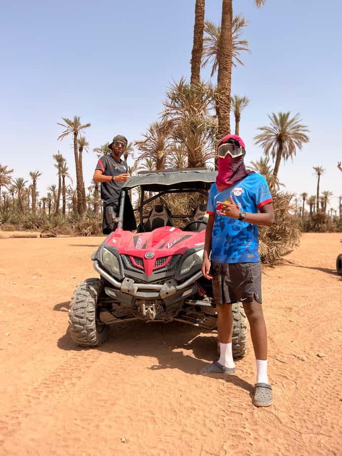 From Marrakech: Palm Grove Quad Bike Tour with Mint Tea - Palm trees, photo stops, and changing scenery