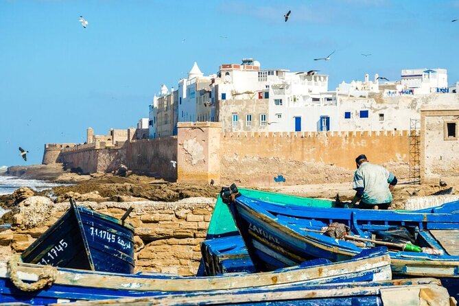 From Marrakech To Essaouira Mogador Full Day Trip | Small-group - The early pickup and minivan ride