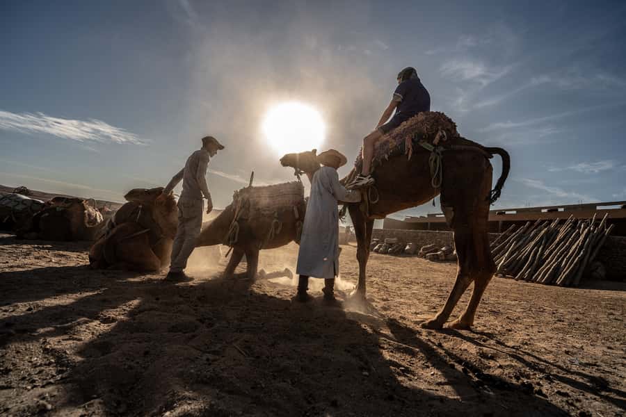 From Marrakech: VIP Agafay Desert & Oasis Camel Experience - The 45-minute ride from Marrakech