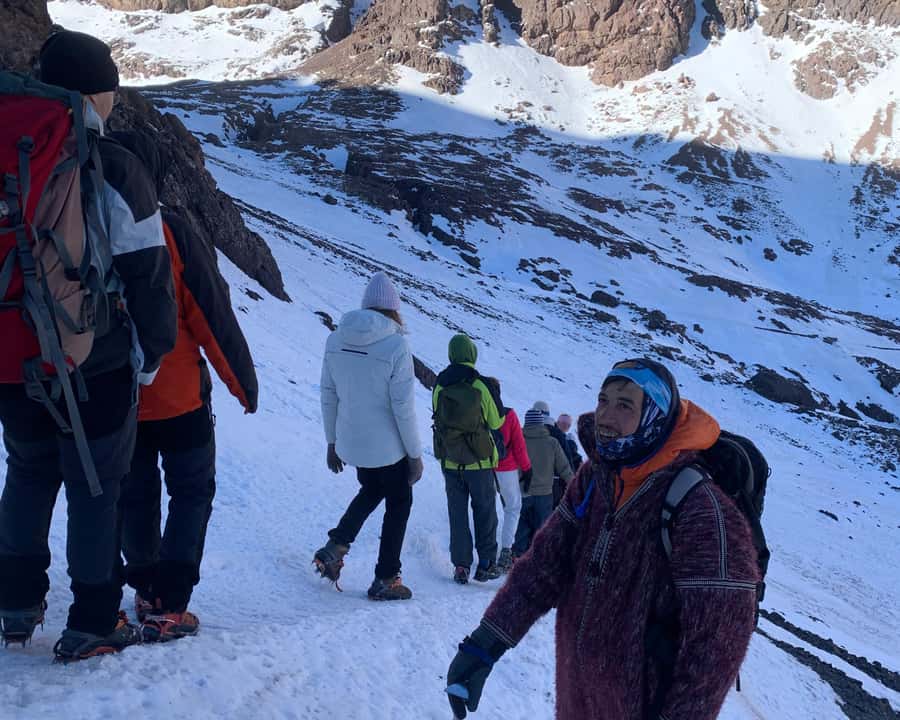 From Marrakesh: 2-Day Mount Toubkal Trek - The summit views and the long descent