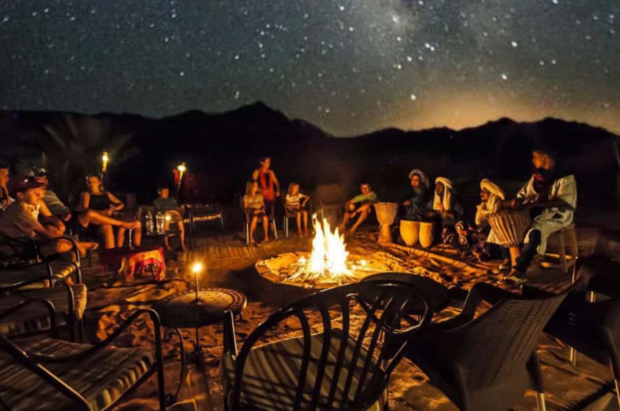 From Marrakesh Agafay Desert Dinner & Sunset, and Camel Ride - The camel ride along an old Berber path