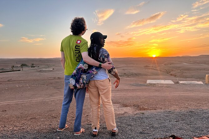 From Marrakesh: Agafay Desert Sunset, Camel Ride, and Dinner - Crossing Berber villages and old mud houses