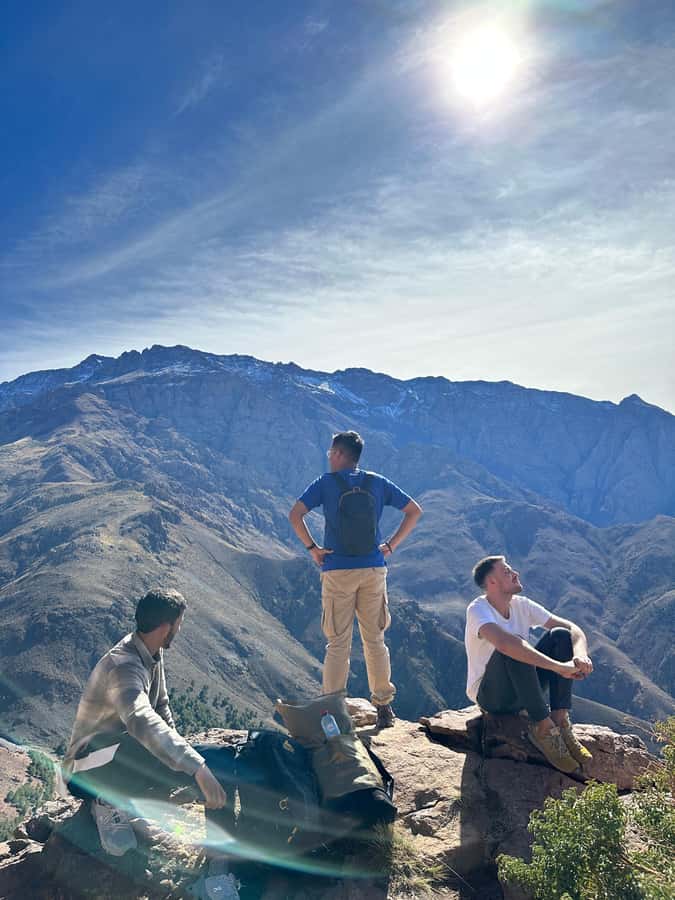 From Marrakesh: Atlas Mountains Talamrout Summit Day Hike - Climbing the Tamatert Valley