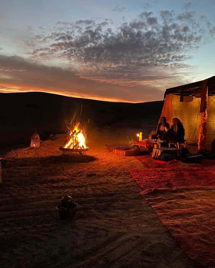 From Marrakesh: Sunset Dinner in Agafay at Berber Camp - Reaching camp before the sun drops