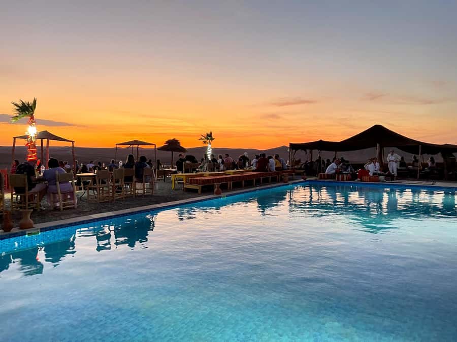 From Marrakesh: Sunset Dinner in Agafay at Berber Camp - Stargazing and optional camel rides