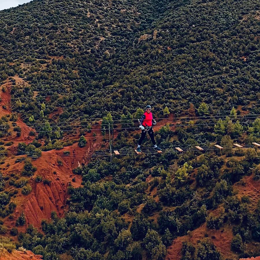 From Marrakesh: Zip-Line & Hike in the Atlas Mountains - From Marrakesh to Tahanaout in about an hour