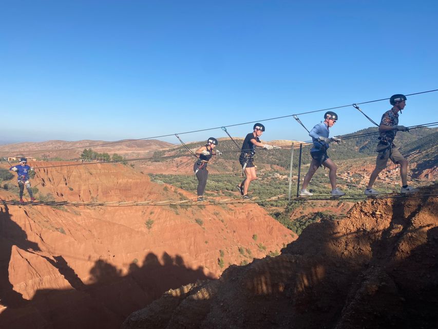From Marrakesh: Zip-Line & Hike in the Atlas Mountains - Lunch in the Berber valley comes after the active morning