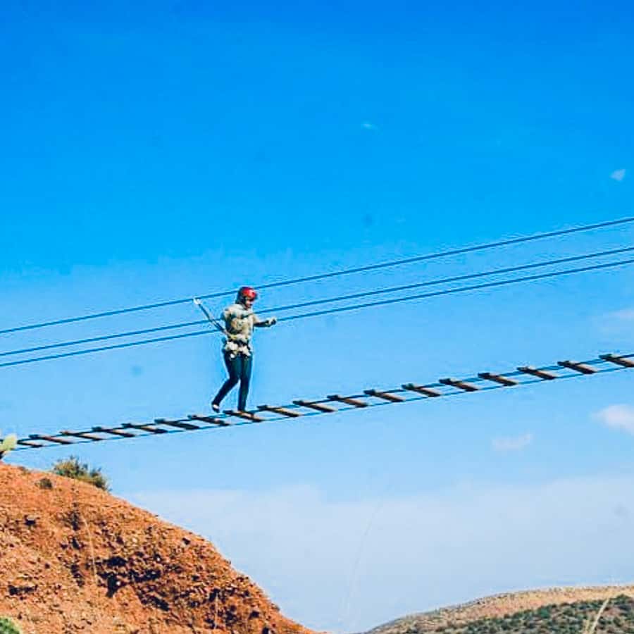 From Marrakesh: Zip-Line & Hike in the Atlas Mountains - Tahanaout brings the first views and local welcome