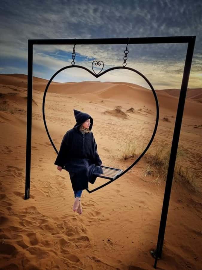 From Merzouga: Overnight Camel Trek over Erg Chebbi Dunes - A Berber camp dinner with tagine and tea