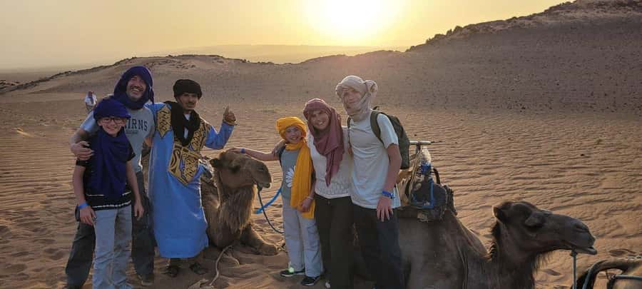 From Ouarzazate: 2-Day Excursion to Zagora Desert - Sunset on camelback and after-dark camp life