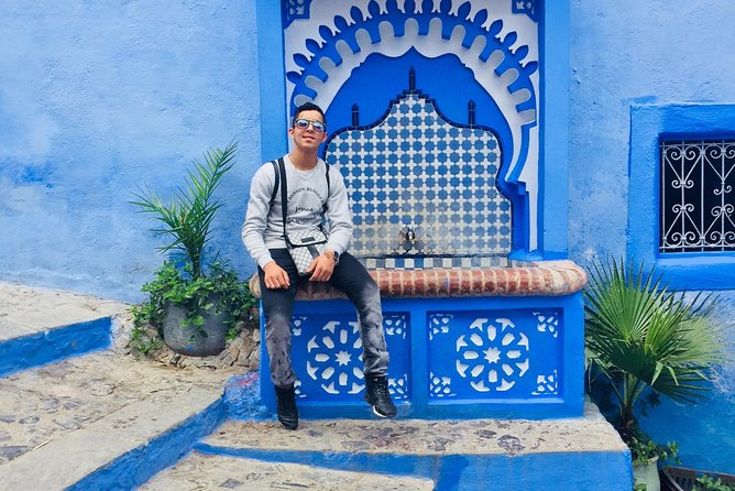 Full Day Tour The Blue City , CHEFCHAOUEN on small-group - Entering Chefchaouen through the old-town gate