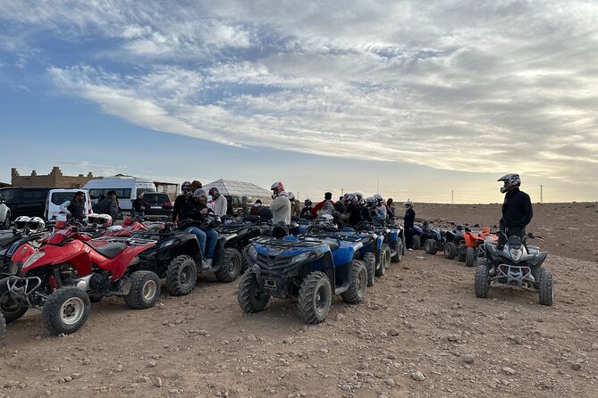 Full Package Agafay Desert, Quad Bike, Camel Ride and Dinner show - From Marrakech streets to Agafay’s rocky desert