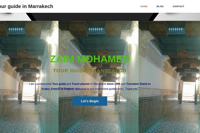 Guided walking tour in Marrakech - Meeting at Koutoubia and finding the right post office