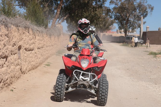 Half-day quad bike in the palmgrove & rock desert - The Berber village route