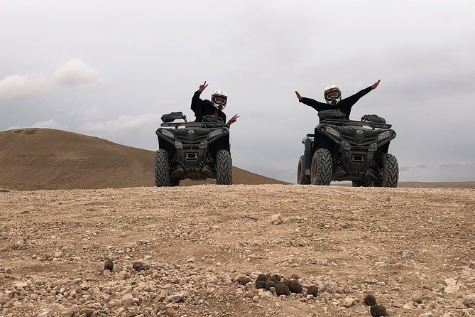 Half-Day Quad Biking tour in Agafay Desert - Getting your helmet and Yamaha quad