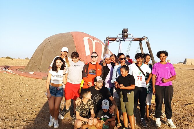 Hot air balloon flight to Marrakech in a small group. Breakfast - How much value you get for $150.62