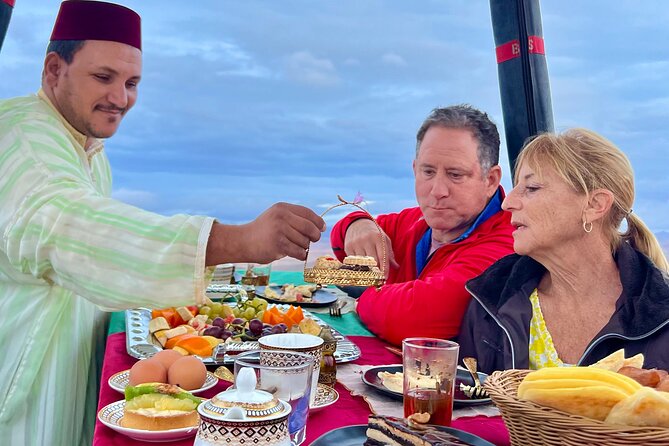 Hot Air Balloon Rides in Marrakesh: Sunrise, Desert, Atlas ... - Landing, breakfast, and the Arabic certificate