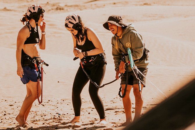 Kitesurfing Lessons in Essaouira Beach - The shared kite setup and what it means