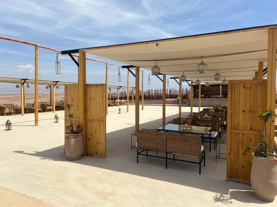 Luxury Agafay Desert : Quad , Camel Ride, Pool & Dinner Show - Pool time at the desert camp