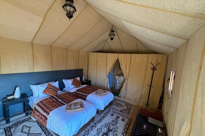 Luxury Camp in Merzouga Desert with Camel ride, Car 4WD - Camel ride or 4WD into Erg Chebbi