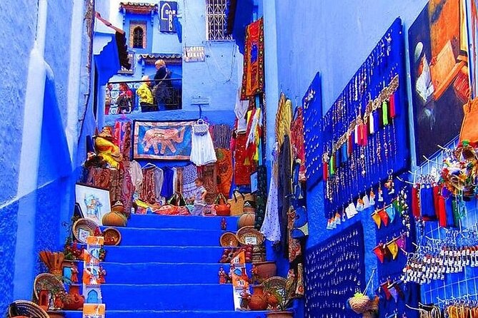 luxury day trip to Chefchaouen From fes by small group - Shopping through the narrow blue streets