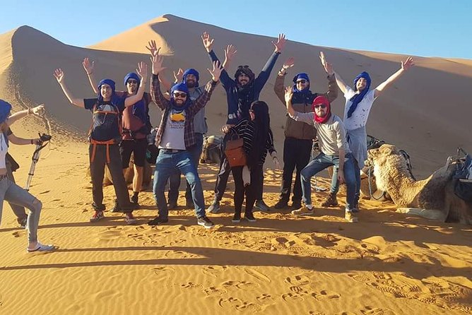 luxury desert tour 3days 2 night fez merzouga ouarzazat marakech - The Merzouga camel ride and camp night