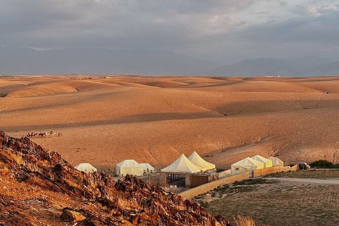 Magical dinner and sunset in Agafay desert - What Agafay is really like